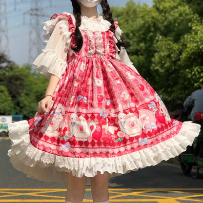 Soft girl student swing skirt