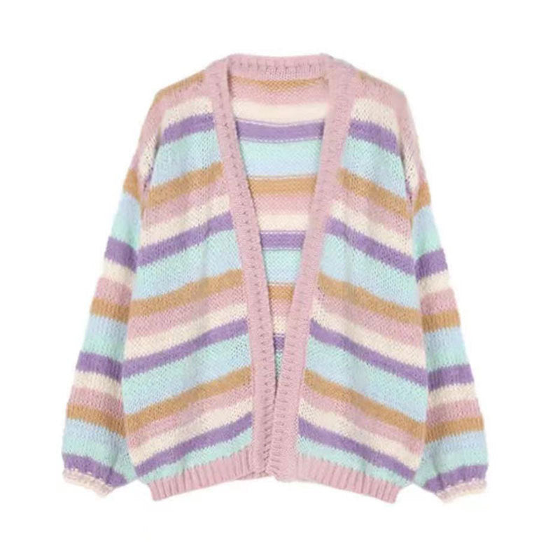 Kawaii Fashion Sweater Lavender Dream Whispers Long Sleeve Top
