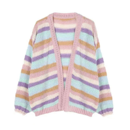 Kawaii Fashion Sweater Lavender Dream Whispers Long Sleeve Top