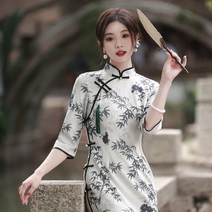 Kawaii Fashion China Dress Serenade of Bamboo Whisper Dress