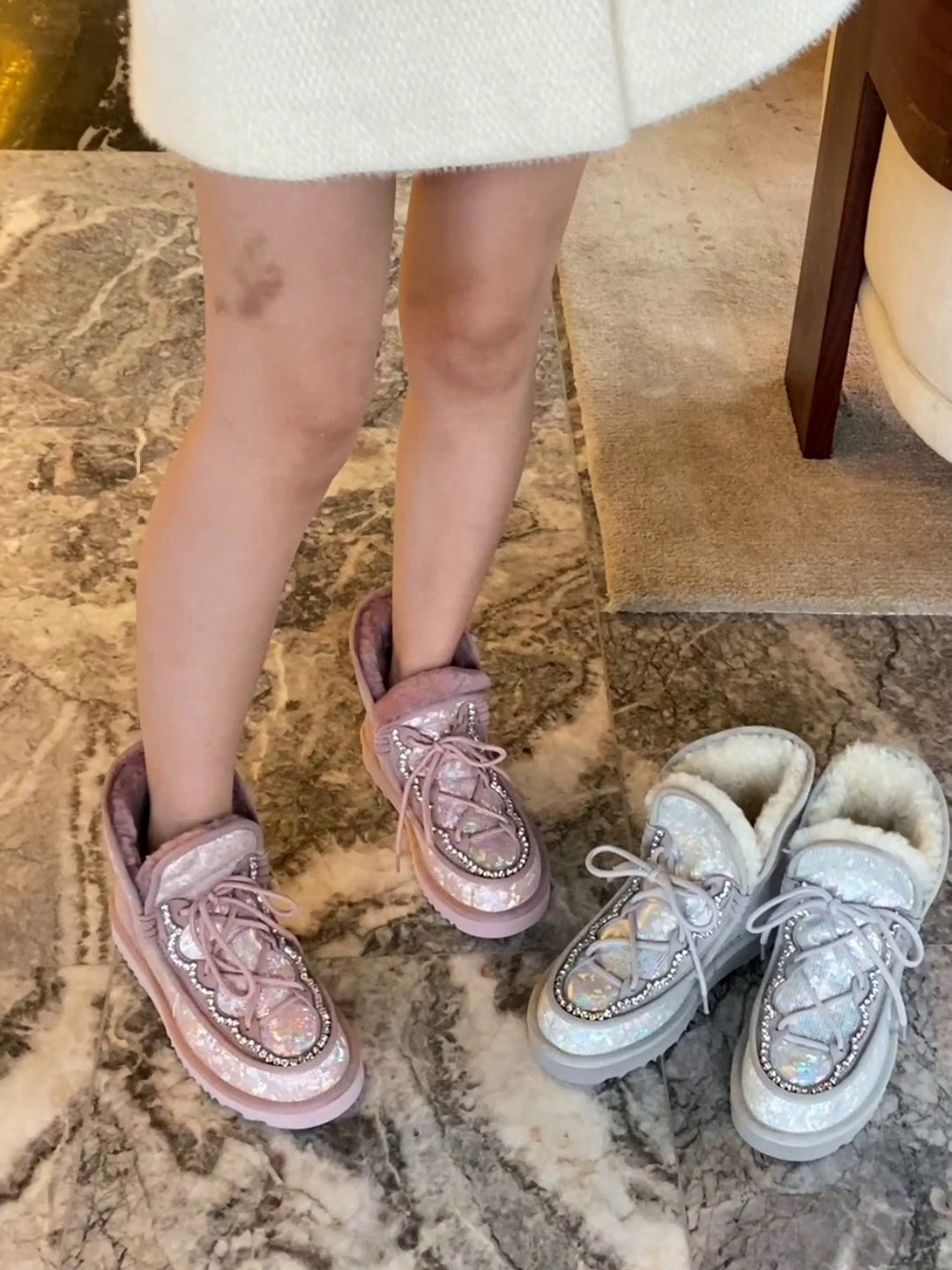 Kawaii Fashion Shoes Whimsical Whispering Velvet Boots