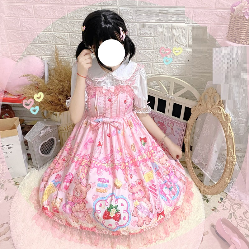 Original DesignSummer Cute Suspender Jsk Dress Women