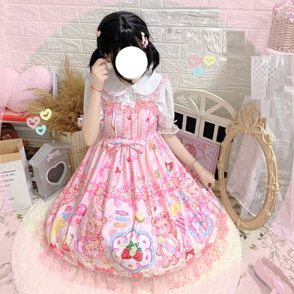 Original DesignSummer Cute Suspender Jsk Dress Women
