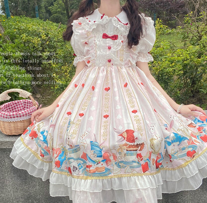 Lolita Dress  Afternoon Tea Suspender Jsk Dress