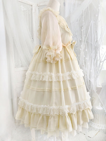 Kawaii Fashion Lolita Dress Moonlit Chiffon Fantasy Ensemble
