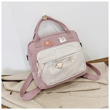 Kawaii Fashion Bag Whimsical Canvas Dreamscape Backpack