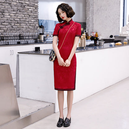 Kawaii Fashion China Dress Whimsical Bubble Blossom Jacquard Dress