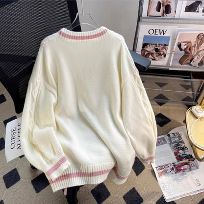 Kawaii Fashion Sweater Whimsical Dreamweaver Knitted Cardigan
