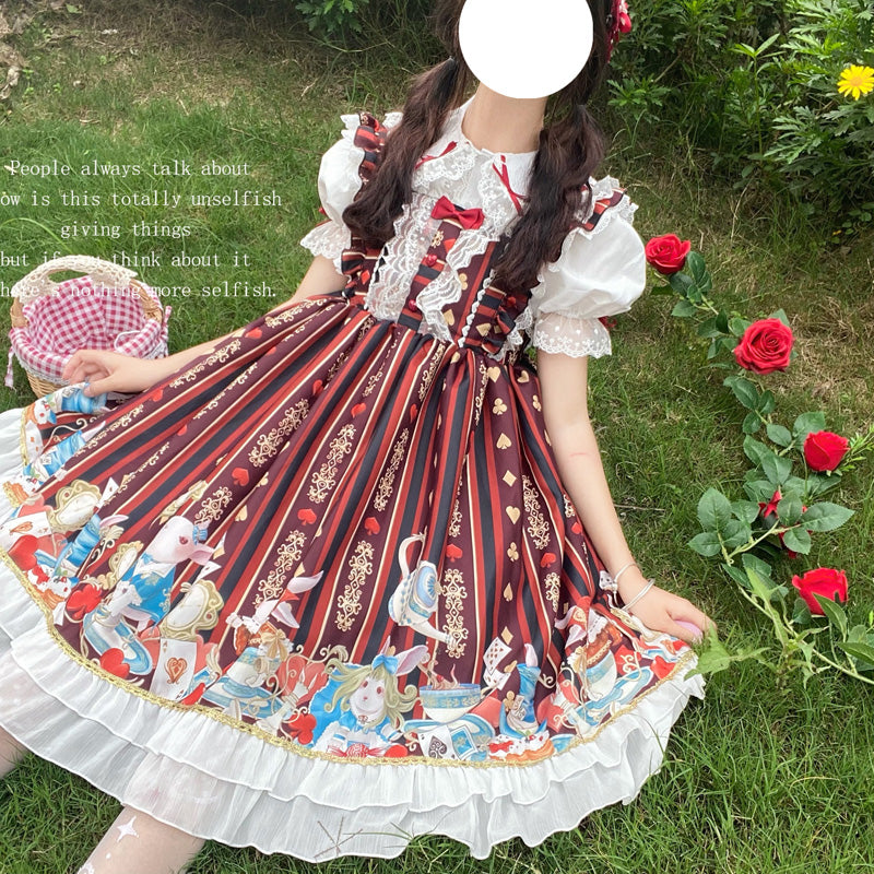 Lolita Dress  Afternoon Tea Suspender Jsk Dress