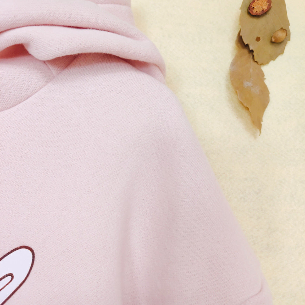 kawaii fashion cute bunny print and cashmere sweater
