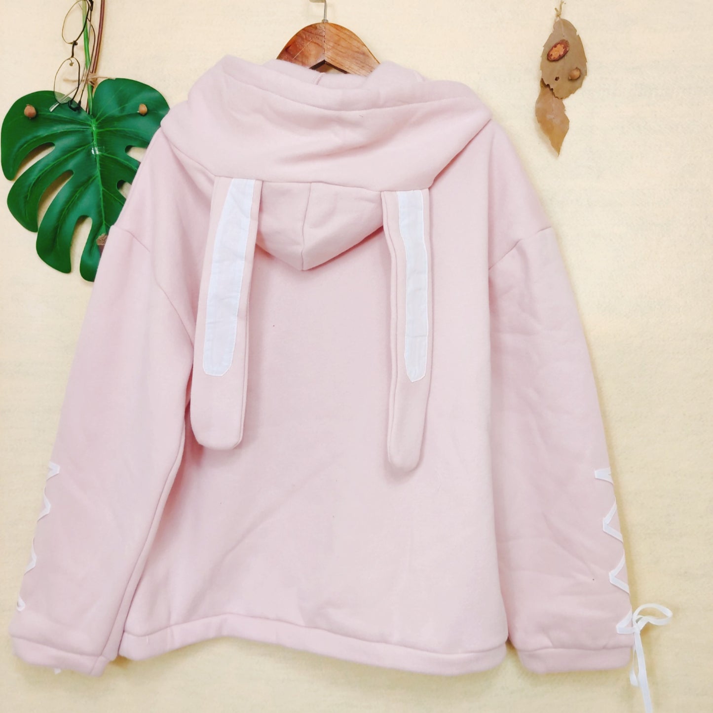 kawaii fashion cute bunny print and cashmere sweater
