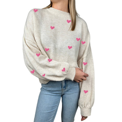 Kawaii Fashion Sweater Cherry Blossom Heartfelt Sweater Dream