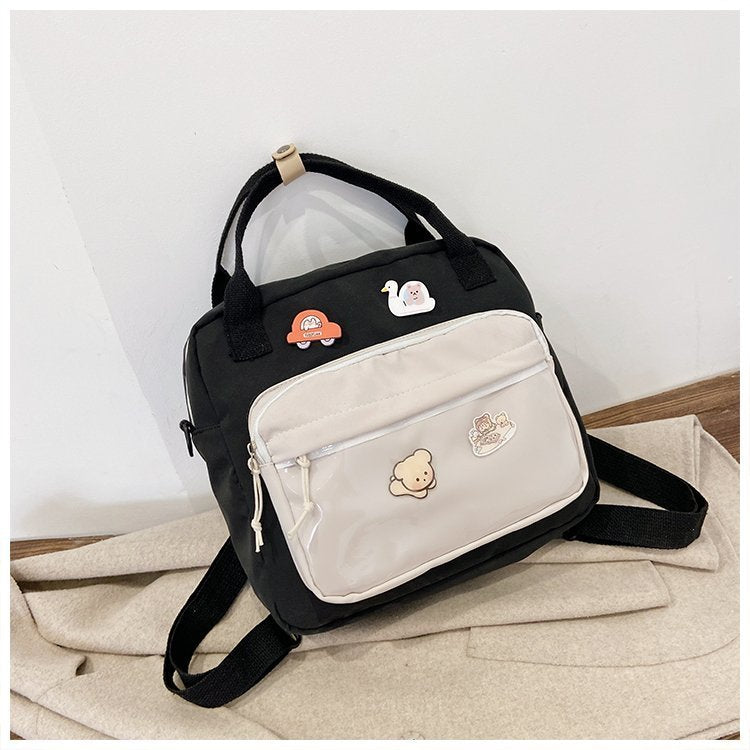 Kawaii Fashion Bag Whimsical Canvas Dreamscape Backpack