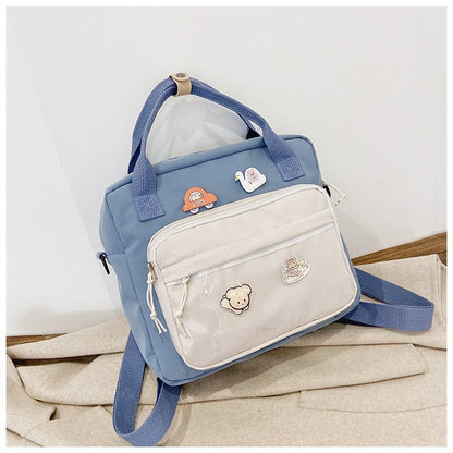 Kawaii Fashion Bag Whimsical Canvas Dreamscape Backpack