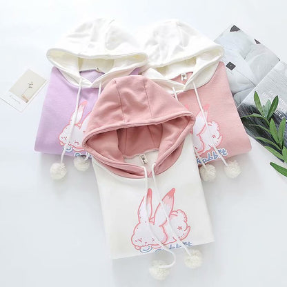 Kawaii Fashion Hoodie Whimsical Dreamscape Cartoon Hoodie Dress