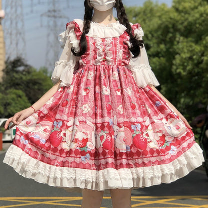 Soft girl student swing skirt