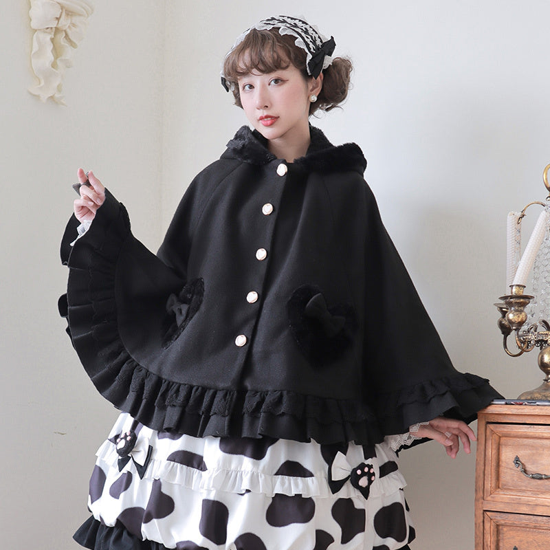 Kawaii Fashion Coat Whispers of Winter Cashmere Cloak