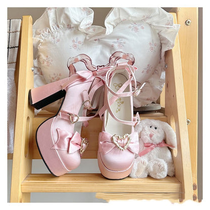 Kawaii Fashion Shoes Scarlet Midnight Charm Mary Janes