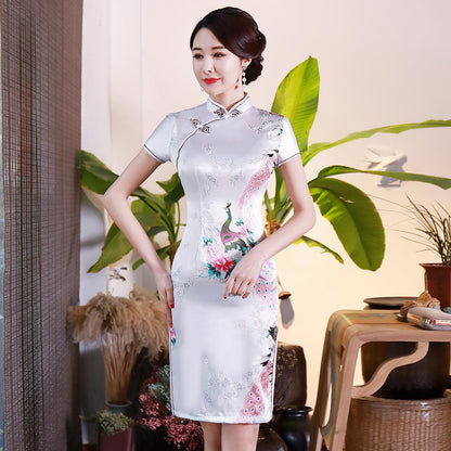 Kawaii Fashion China Dress Silken Blossom Dream Cheongsam