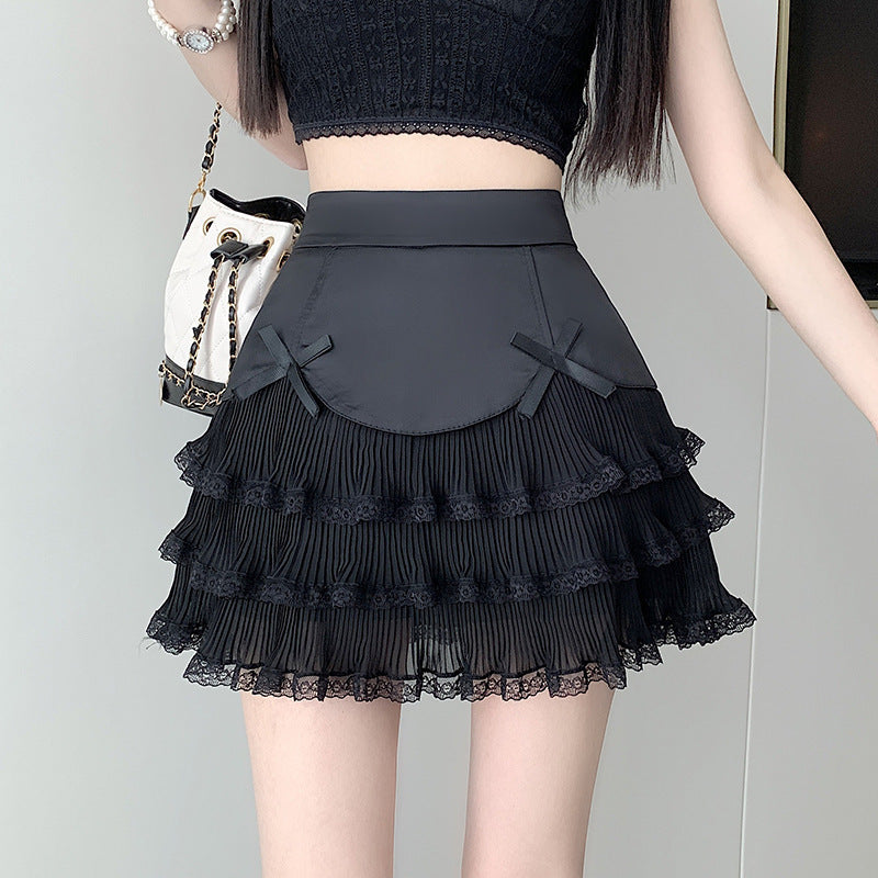 Kawaii Fashion Skirt Whipped Bow Delight Cake Dress