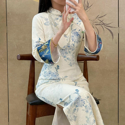 Kawaii Fashion China Dress Whispering Blossom Cheongsam Enchantment