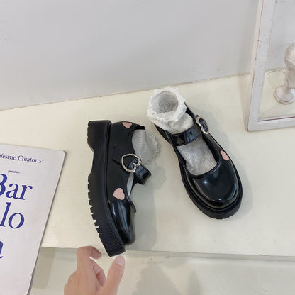 Kawaii Fashion Shoes Midnight Velvet Whisper Wedge Shoes