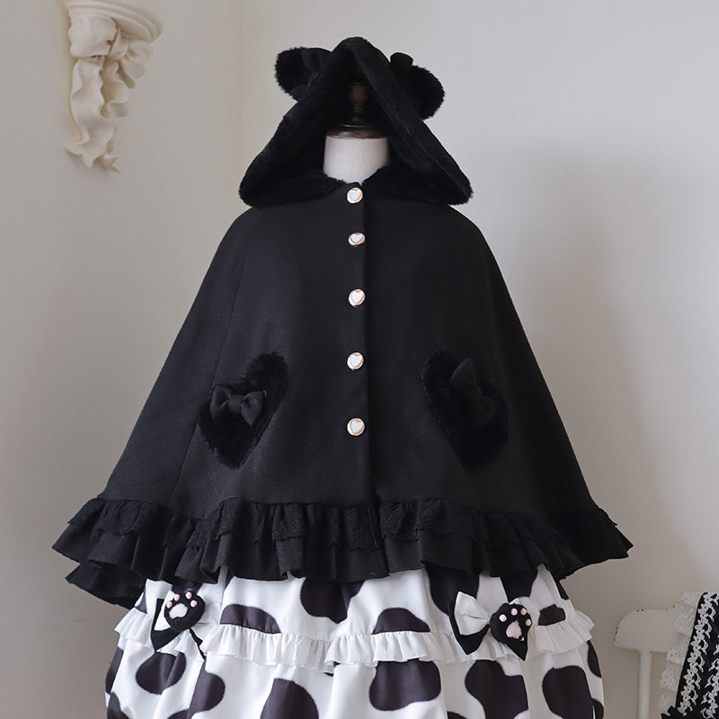 Kawaii Fashion Coat Whispers of Winter Cashmere Cloak