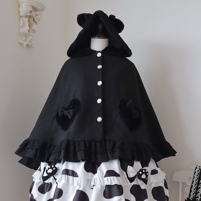 Kawaii Fashion Coat Whispers of Winter Cashmere Cloak