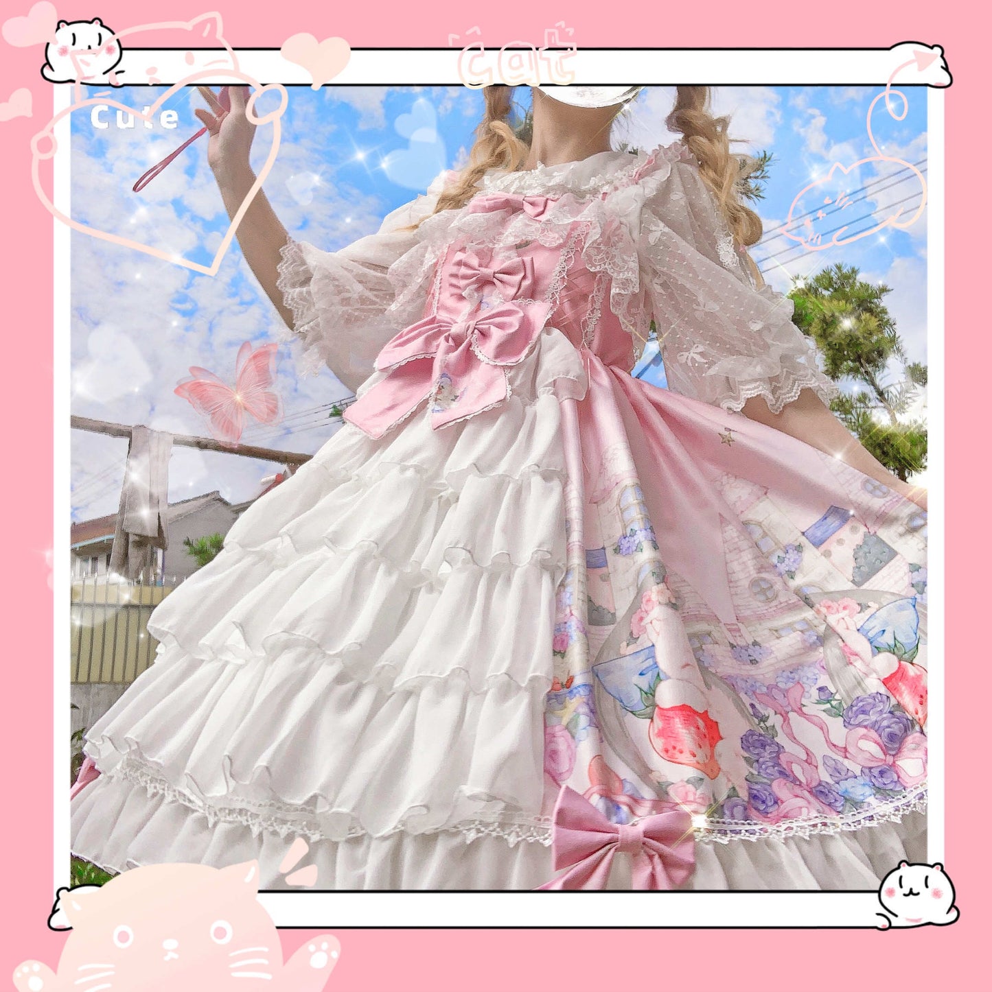 Kawaii Fashion Lolita Dress Whimsical Twilight Breeze Dress