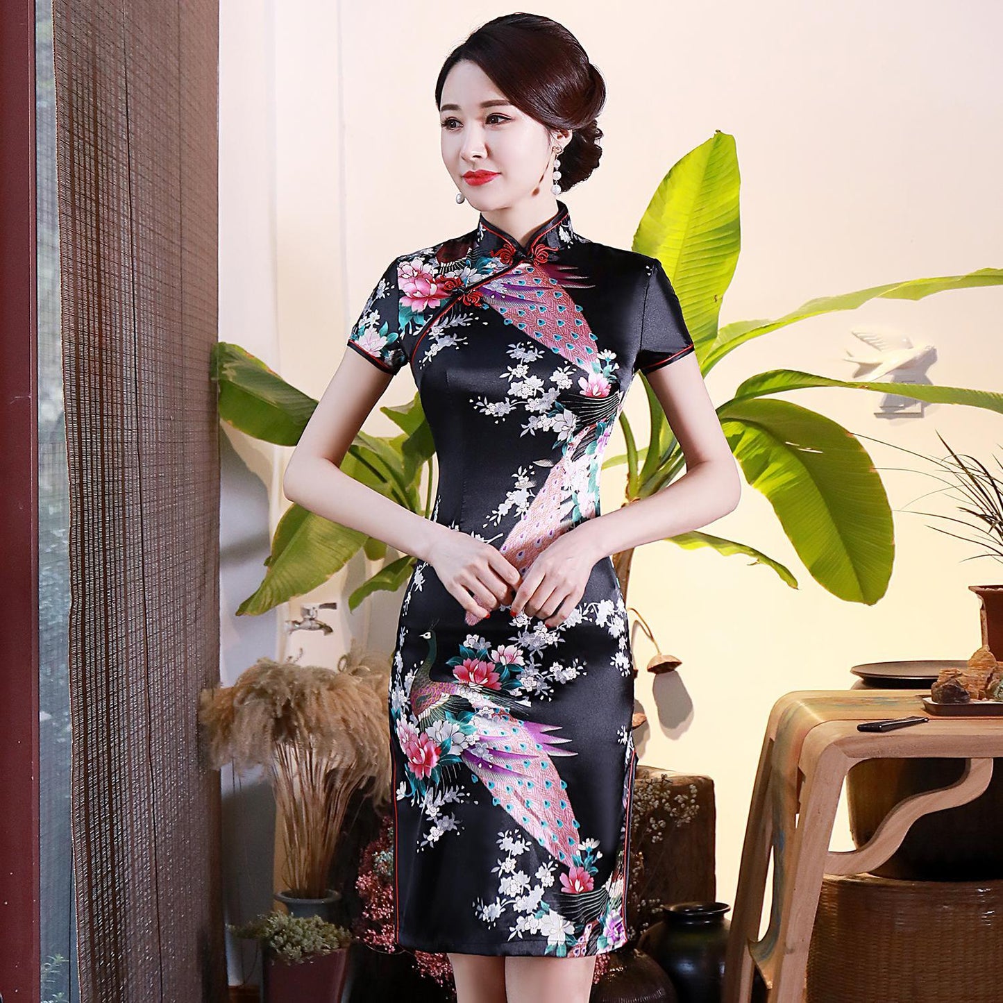 Kawaii Fashion China Dress Silken Blossom Dream Cheongsam