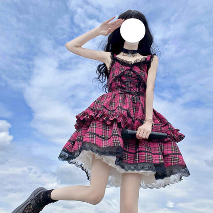 Kawaii Fashion Punk Dress Whimsical Plum Blossom Dream Dress