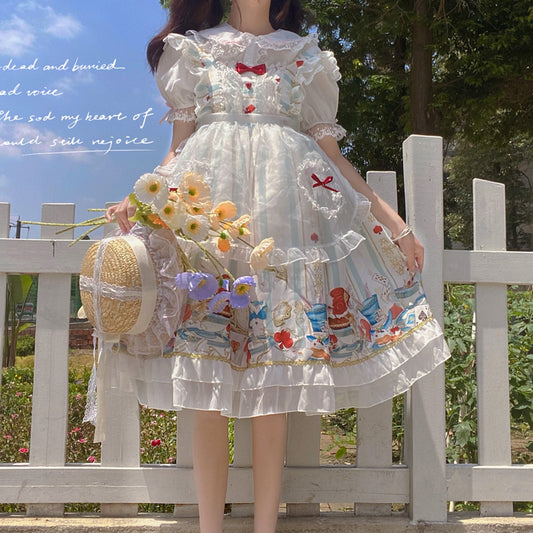 Lolita Dress  Afternoon Tea Suspender Jsk Dress