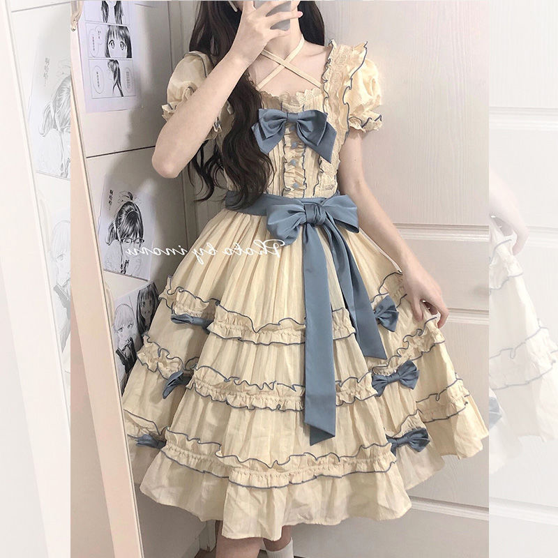 Kawaii Fashion Lolita Dress Cocoa Cloud Pettiskirt Dream - kawaii blue outfit