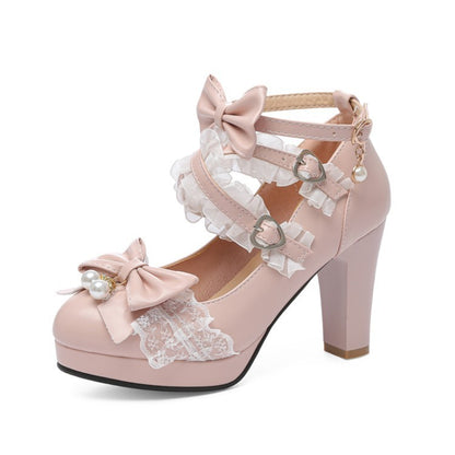 Kawaii Fashion Shoes Moonlit Petal Stiletto Whispers