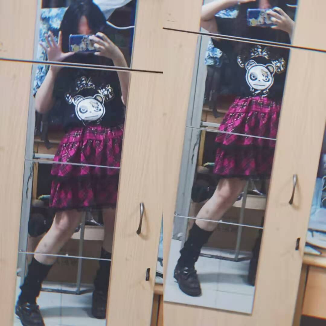 Kawaii Fashion Skirt Rose Taffeta Dreamcake Skirt