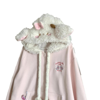 Kawaii Fashion Coat Silken Aurora Whisper Capelet
