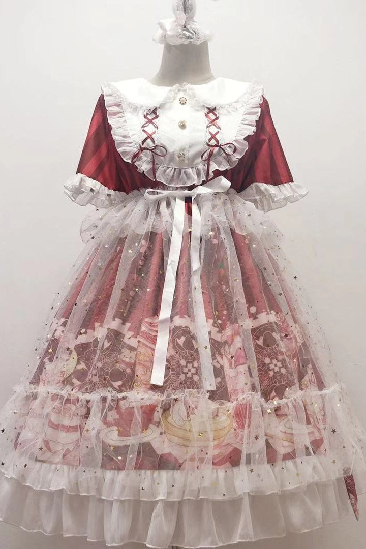 Cherry Dreamcatcher Veil Dress