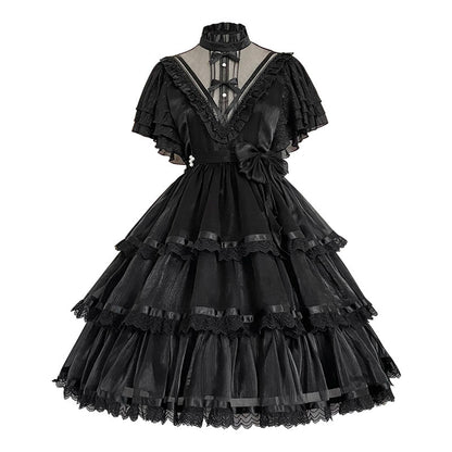 Kawaii Fashion Goth Dress Whimsical Sugar Cloud Dream Dress