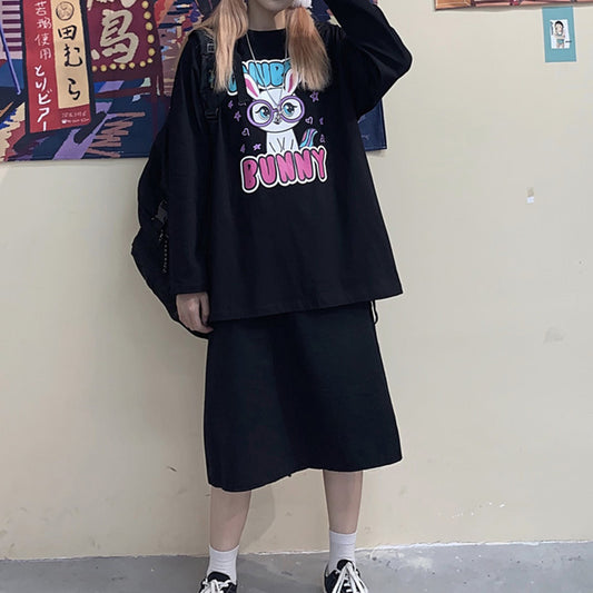 kawaii fashion sweet bunny print top