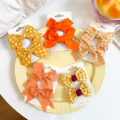 Kawaii Fashion Whimsical Blossom Bow Hair Accessory Ensemble