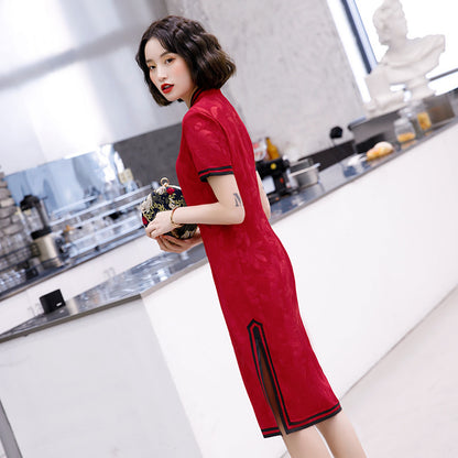 Kawaii Fashion China Dress Whimsical Bubble Blossom Jacquard Dress