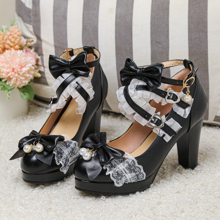 Kawaii Fashion Shoes Moonlit Petal Stiletto Whispers