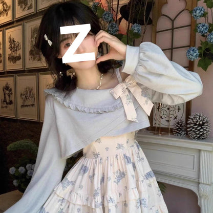 Kawaii Fashion Lolita Dress Whispers of Blossom Dreams Slip Dress