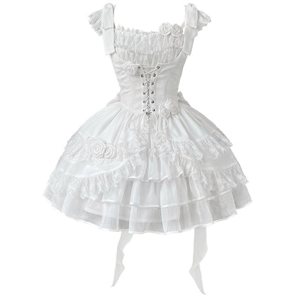 Kawaii Fashion Lolita Dress Starlit Velvet Dreamscape Suspender Twin Set