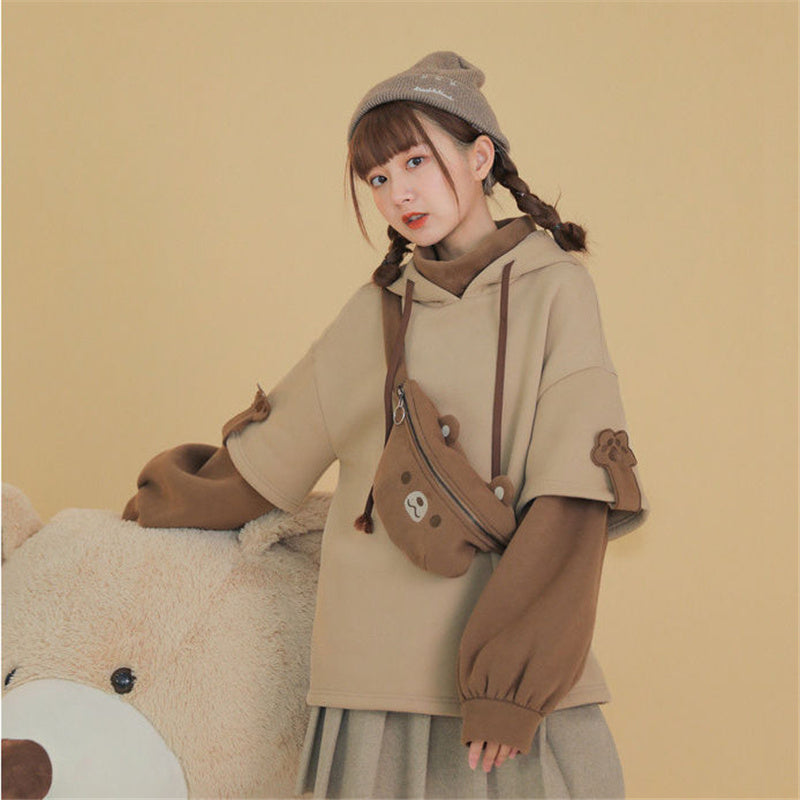 Kawaii Fashion Hoodie Chiffon Cloud Embrace Cardigan