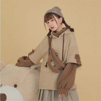 Kawaii Fashion Hoodie Chiffon Cloud Embrace Cardigan