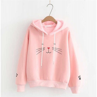 Kawaii Fashion Hoodie Whispers of Cherry Blossom Pullover Dream