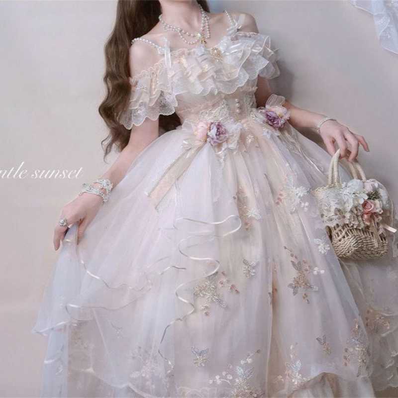 Petal Whisper Princess Gown