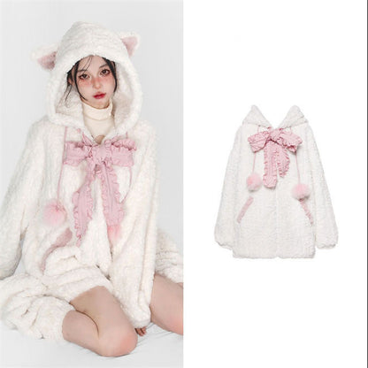 Kawaii Fashion Coat Cotton Cloud Whisper Hoodie