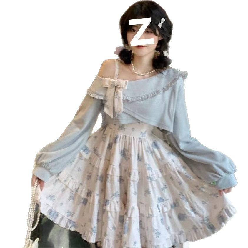 Kawaii Fashion Lolita Dress Whispers of Blossom Dreams Slip Dress